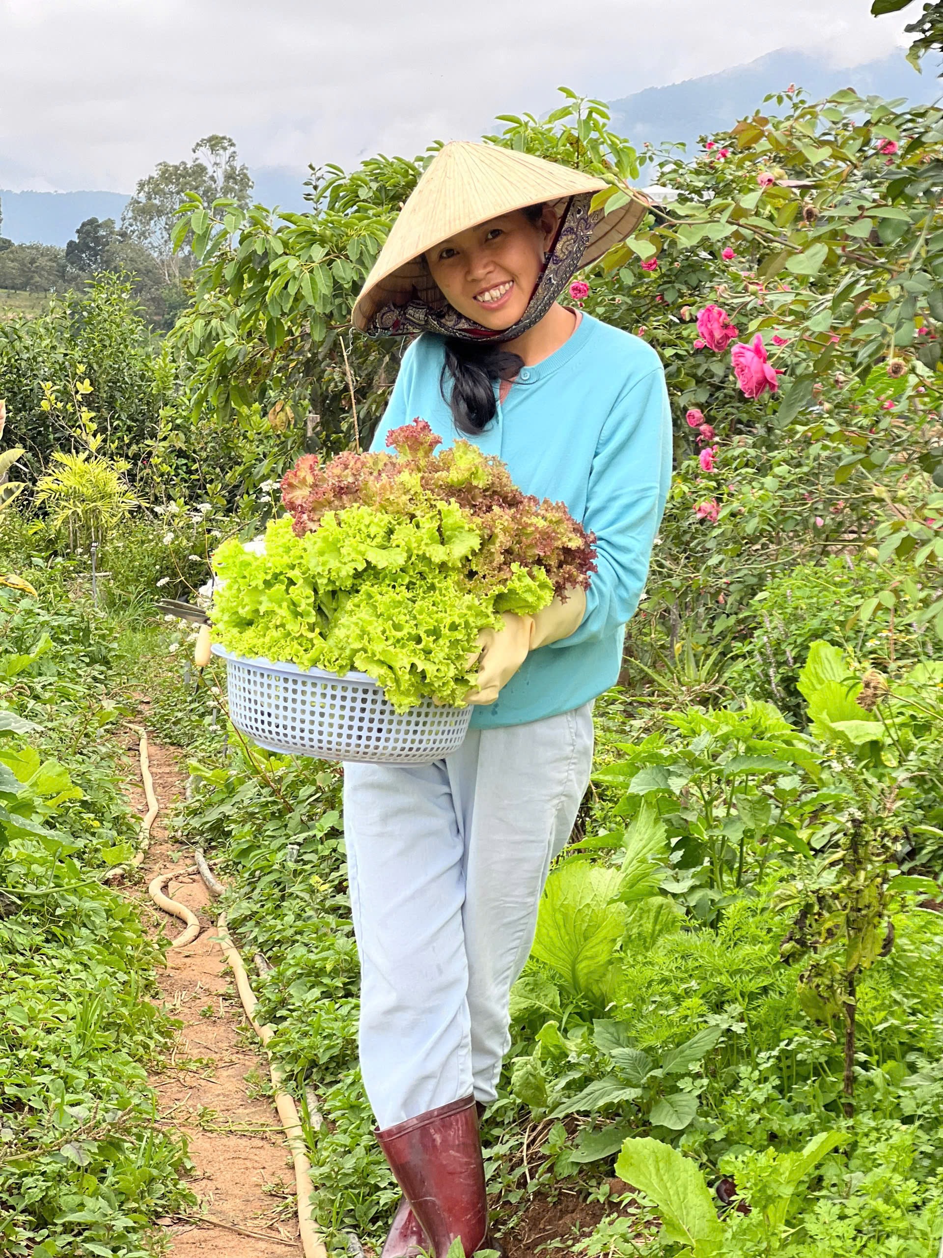 Nguyên liệu tươi từ vườn nhà